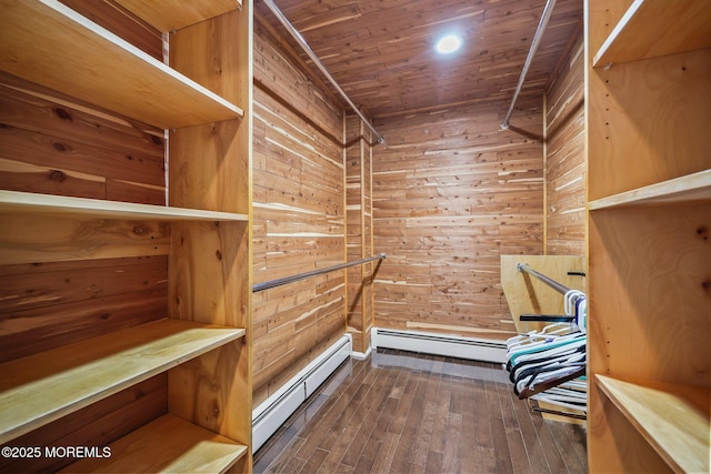 51 Burdge Ave, Brick, NJ 08724 - spacious closet with baseboard heating and hardwood / wood-style flooring