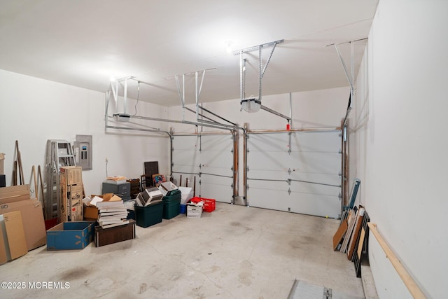 98 Mirage Blvd, Barnegat, NJ 08005 - garage featuring electric panel and a garage door opener