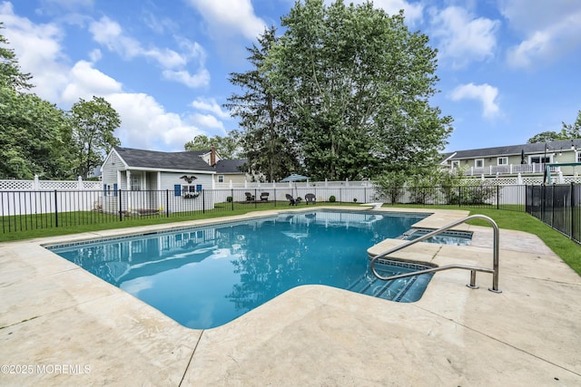 40 S Westfield Rd, Howell, NJ 07731 - view of swimming pool featuring a patio and a fenced backyard