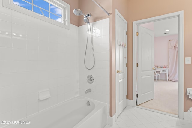 1 Hopkinson Ct, Marlboro, NJ 07746 - full bath with shower / bath combination and tile patterned flooring