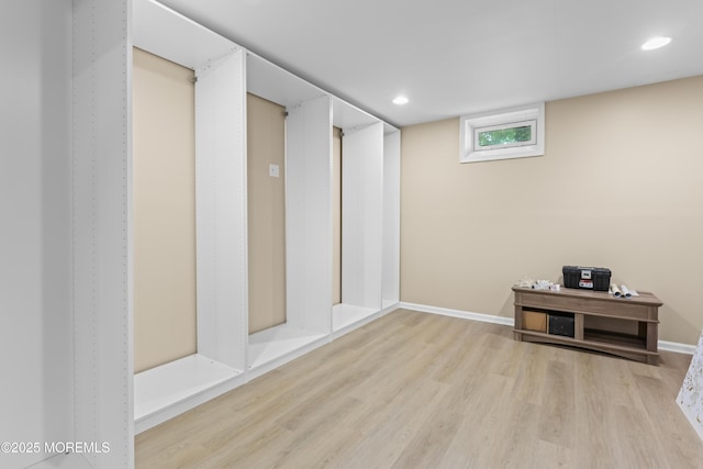 1 Hopkinson Ct, Marlboro, NJ 07746 - below grade area featuring wood finished floors and recessed lighting