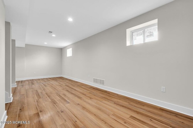 629 Monmouth Ave, Toms River, NJ 08757 - below grade area with light wood finished floors and recessed lighting
