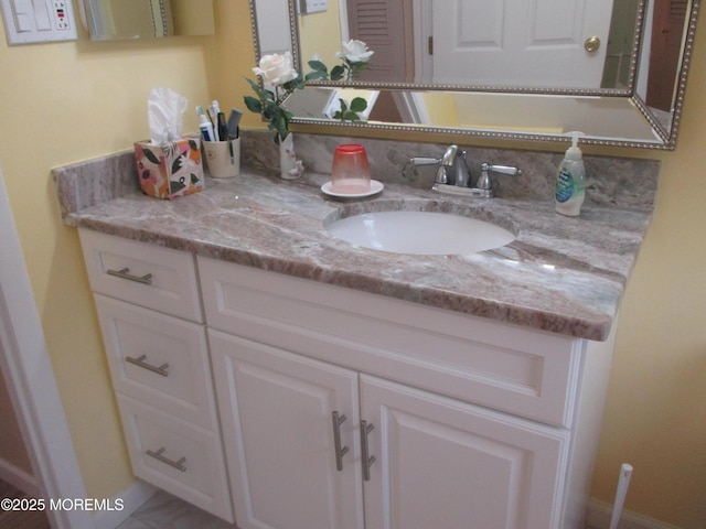 496A Thornbury Ct, Lakewood, NJ 08701 - bathroom featuring vanity and baseboards