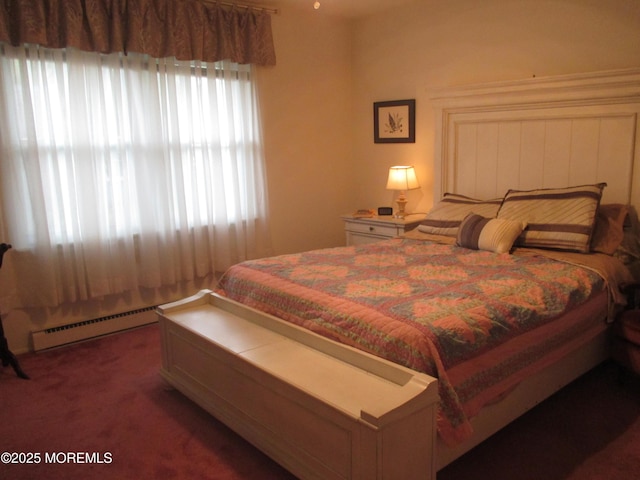 496A Thornbury Ct, Lakewood, NJ 08701 - bedroom with carpet and baseboard heating