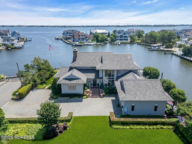 787 Princeton Ave, Brick, NJ 08724 - aerial view of residential area featuring a nearby body of water