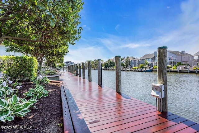 787 Princeton Ave, Brick, NJ 08724 - dock with a water view and a residential view