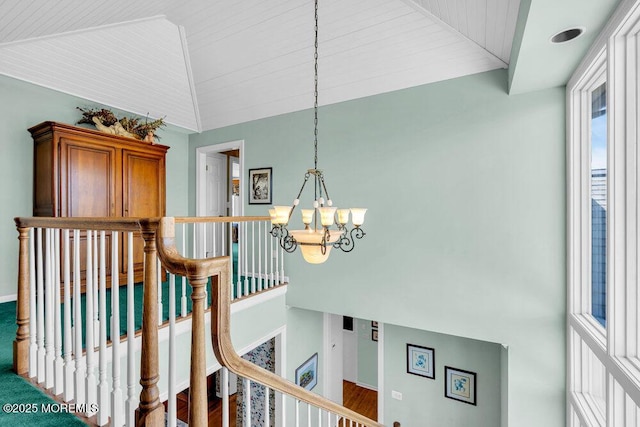 787 Princeton Ave, Brick, NJ 08724 - detailed view of a chandelier and wood ceiling
