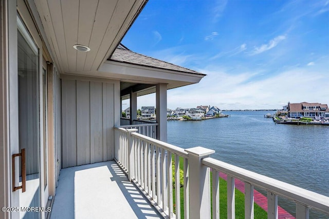 787 Princeton Ave, Brick, NJ 08724 - balcony featuring a water view