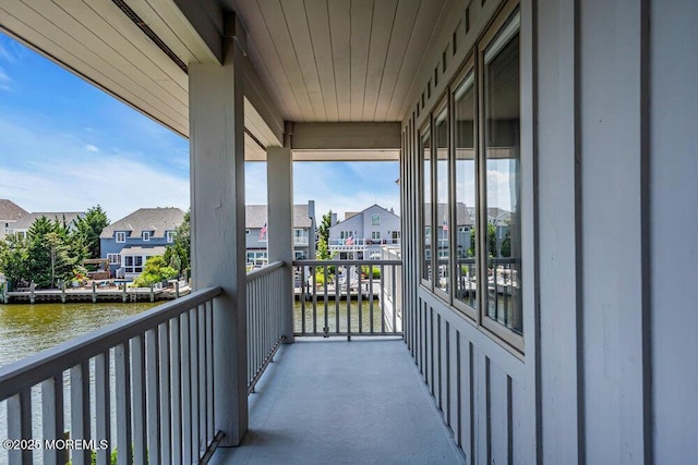 787 Princeton Ave, Brick, NJ 08724 - balcony featuring a residential view and a water view