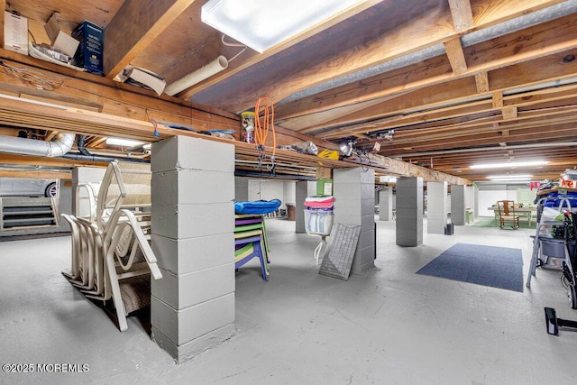787 Princeton Ave, Brick, NJ 08724 - view of unfinished basement