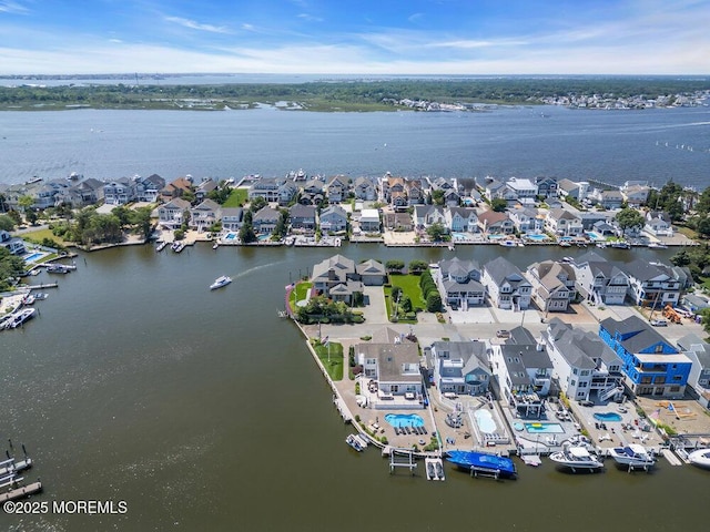787 Princeton Ave, Brick, NJ 08724 - aerial view of residential area with a large body of water