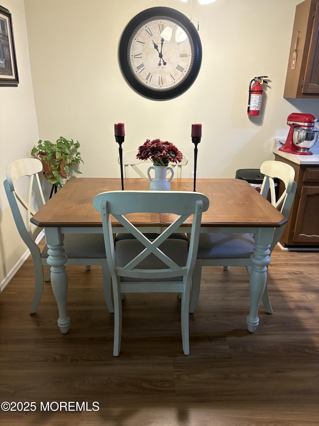 882 Balmoral Ct Unit D, Lakewood, NJ 08701 - dining room featuring wood finished floors and baseboards