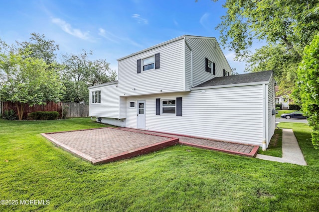 3 Colorado Dr, Hazlet, NJ 07730 - rear view of house with a patio area and a shingled roof