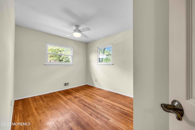 3 Colorado Dr, Hazlet, NJ 07730 - spare room featuring a ceiling fan and hardwood / wood-style flooring