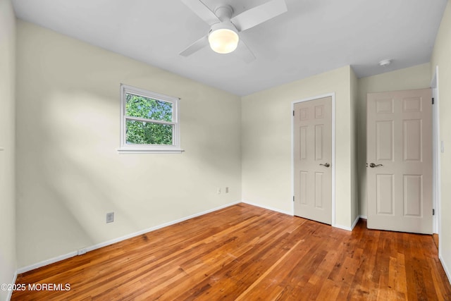 3 Colorado Dr, Hazlet, NJ 07730 - unfurnished bedroom with wood-type flooring and a ceiling fan