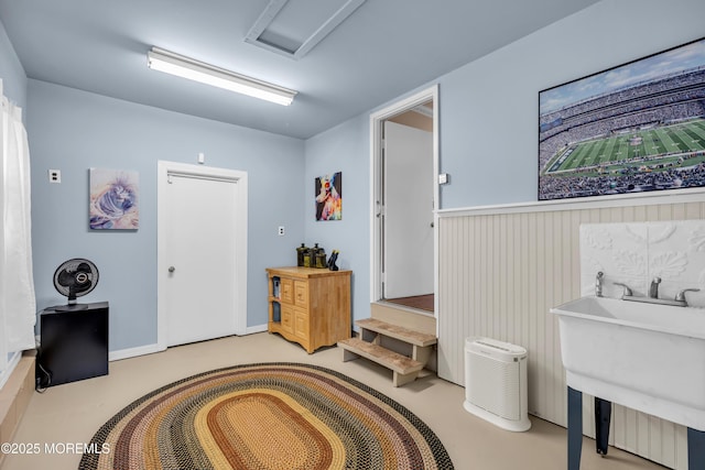 1914 Oak Dale Rd, Toms River, NJ 08753 - misc room with attic access and a sink