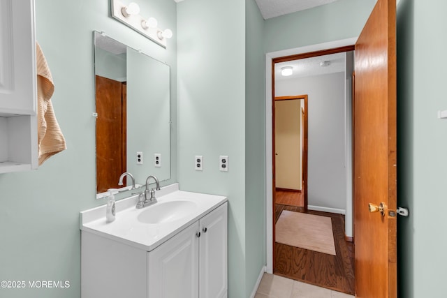 1914 Oak Dale Rd, Toms River, NJ 08753 - bathroom with vanity and tile patterned flooring