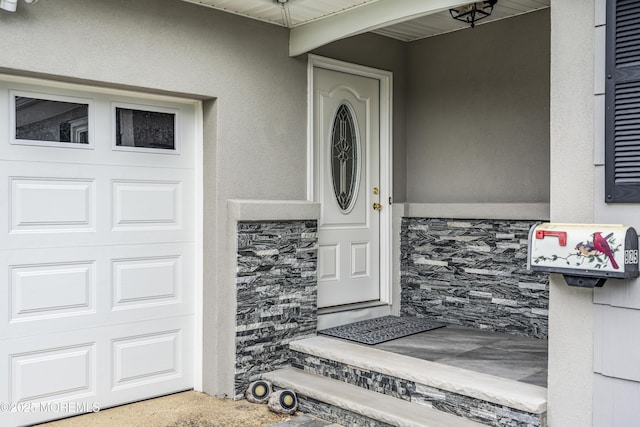 925 Edgebrook Dr N, Toms River, NJ 08757 - doorway to property featuring stone siding and stucco siding