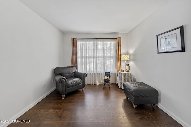 1587 Fort St, Brick, NJ 08724 - living area featuring wood finished floors and baseboards
