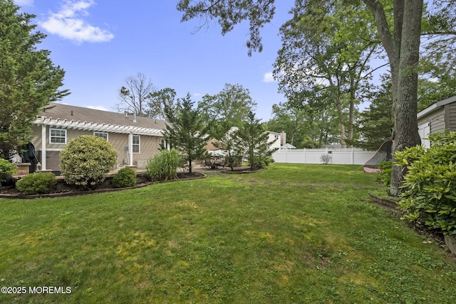 1587 Fort St, Brick, NJ 08724 - view of yard featuring a pergola