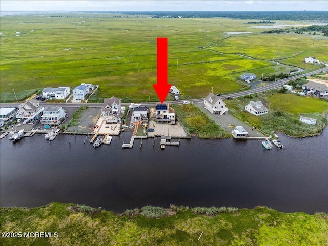 322 Dock Rd, West Creek, NJ 08092 - aerial view of sparsely populated area with a nearby body of water