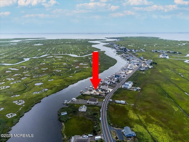 322 Dock Rd, West Creek, NJ 08092 - aerial overview of property's location with a large body of water