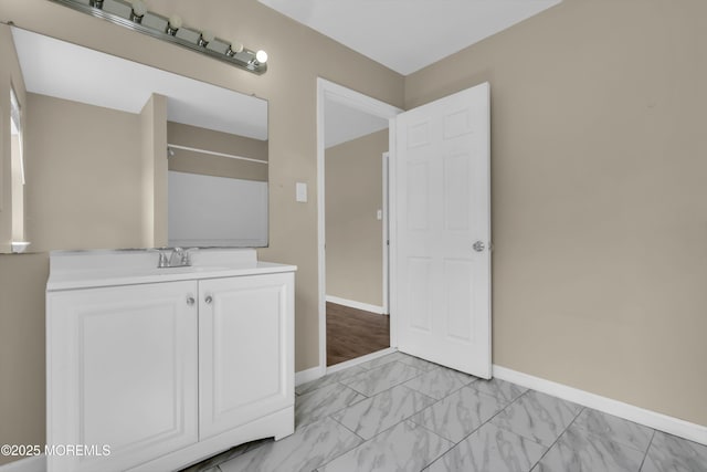 971 Center St, Little Egg Harbor, NJ 08087 - interior space with a sink and light marble finish flooring