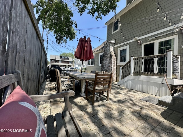 224 5th St Unit A, Beach Haven, NJ 08008 - deck featuring outdoor dining space and a patio