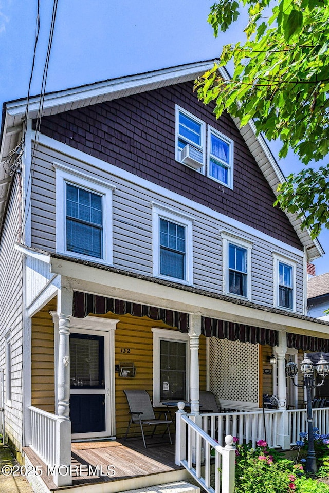 132 Heck Ave, Ocean Grove, NJ 07756 - view of front of home with covered porch