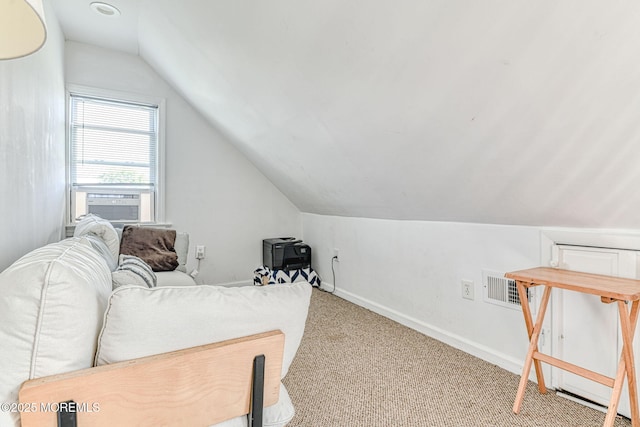132 Heck Ave, Ocean Grove, NJ 07756 - carpeted bedroom with vaulted ceiling and cooling unit