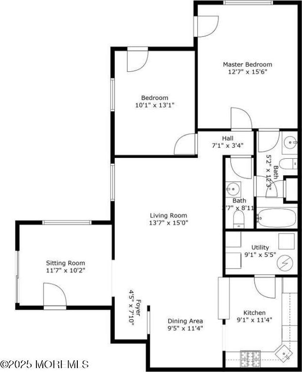 701 Zlotkin Cir Unit 1, Freehold, NJ 07728 - view of floor plan / room layout