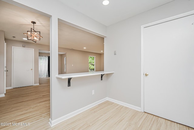 701 Zlotkin Cir Unit 1, Freehold, NJ 07728 - foyer featuring wood finished floors, a chandelier, and recessed lighting