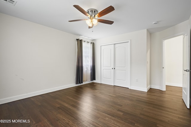 29 Lorton Rd, Old Bridge, NJ 08857 - unfurnished bedroom featuring wood finished floors, a closet, and a ceiling fan