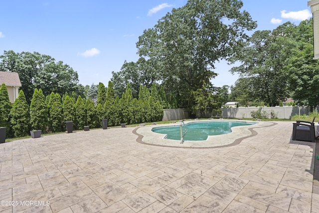 29 Lorton Rd, Old Bridge, NJ 08857 - view of pool with a patio and a fenced backyard