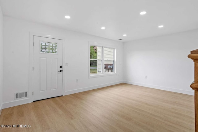 256 Greenwood Loop Rd, Brick, NJ 08724 - foyer featuring light wood-style flooring and recessed lighting