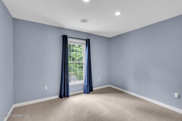 1207 Bayberry Rd, Manasquan, NJ 08736 - carpeted empty room with baseboards and recessed lighting