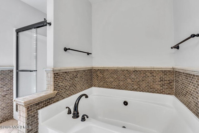 1207 Bayberry Rd, Manasquan, NJ 08736 - bathroom with a bath and wainscoting