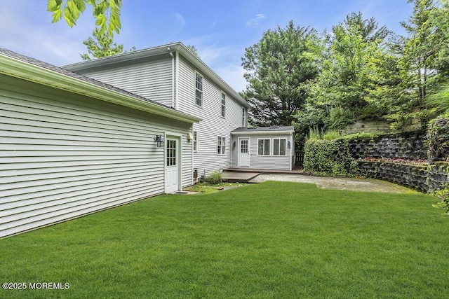 1207 Bayberry Rd, Manasquan, NJ 08736 - rear view of house with a lawn