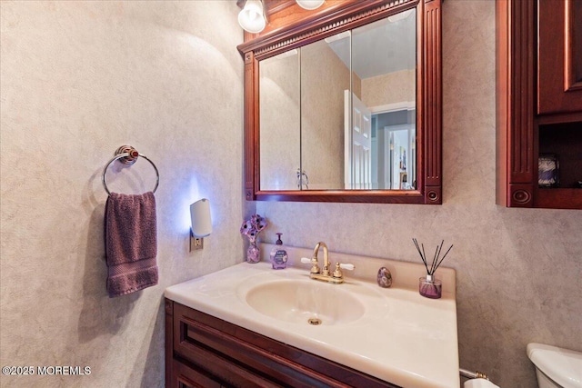 23 Spring St, Franklin Twp, NJ 08873 - half bath featuring vanity and toilet