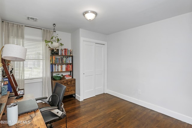 602 Butler Ave, Point Pleasant, NJ 08742 - office space featuring baseboards and dark wood-type flooring