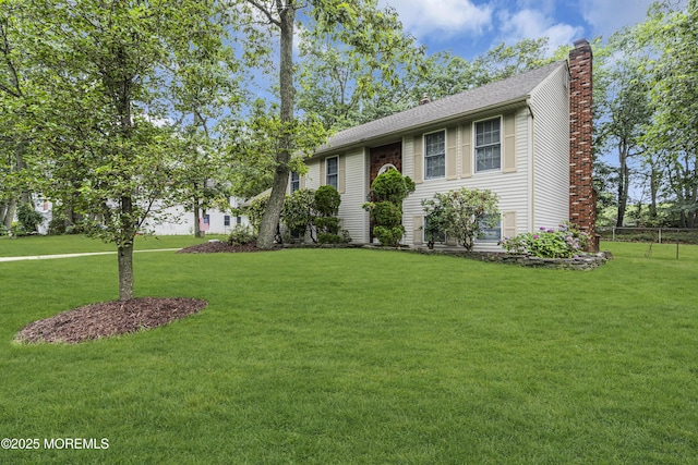 5 Partree Rd, Jackson, NJ 08527 - bi-level home featuring a chimney and a shingled roof