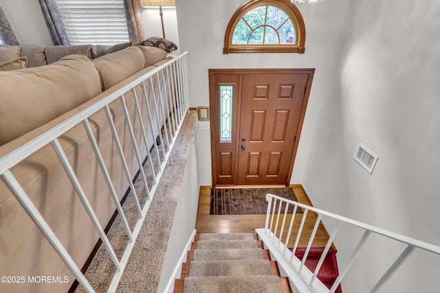 5 Partree Rd, Jackson, NJ 08527 - foyer with wood finished floors and stairs