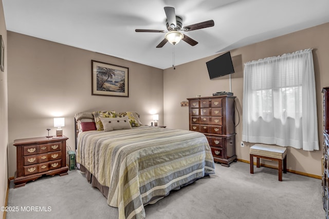 5 Partree Rd, Jackson, NJ 08527 - bedroom with light carpet and a ceiling fan