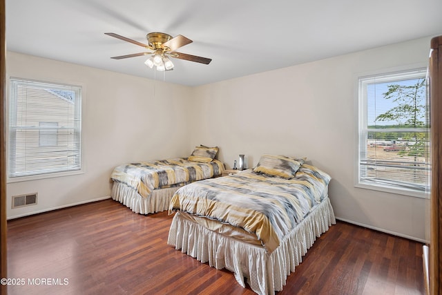 28 Dortmunder Dr, Manalapan, NJ 07726 - bedroom featuring wood finished floors and ceiling fan