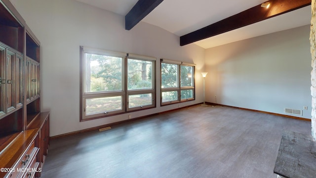 2 Patty Dr, Wrightstown, NJ 08562 - empty room featuring beamed ceiling and wood finished floors
