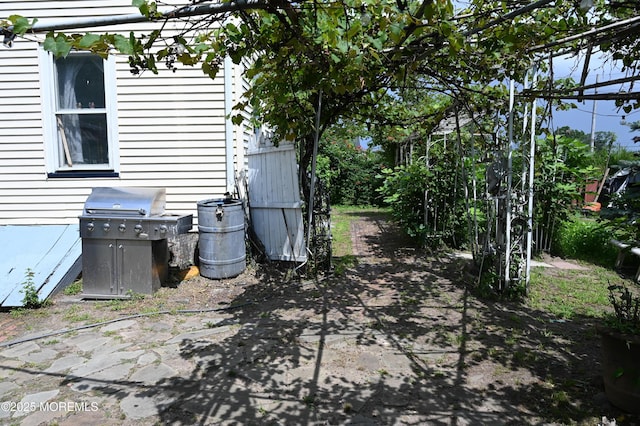 636 Holmdel Rd, Hazlet, NJ 07730 - view of patio with grilling area