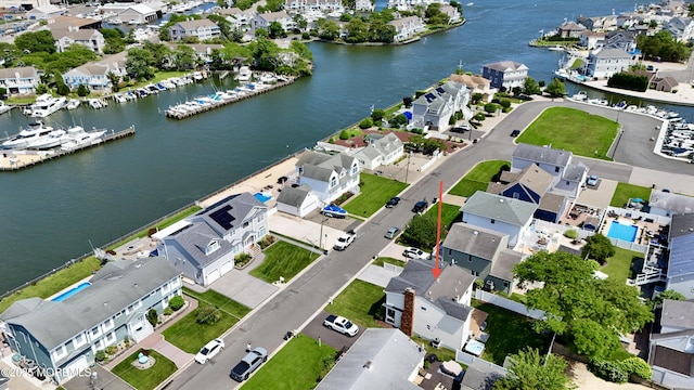 1810 Shore Blvd, Point Pleasant, NJ 08742 - aerial overview of property's location with nearby suburban area and a nearby body of water