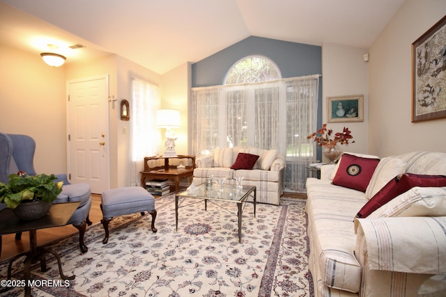 2 Dowing Ln, Jackson, NJ 08527 - living room with vaulted ceiling and wood finished floors