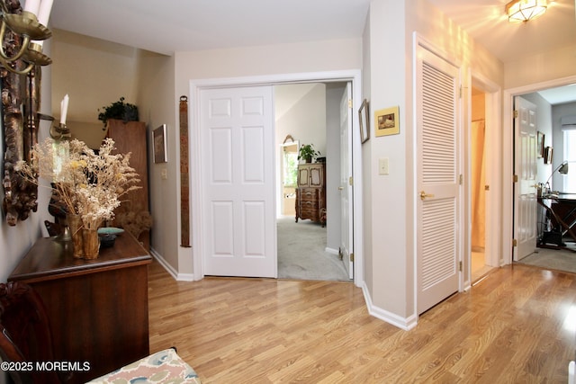2 Dowing Ln, Jackson, NJ 08527 - hall with light wood-type flooring and baseboards