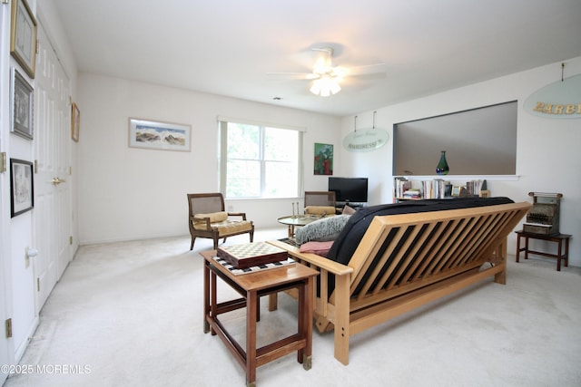 2 Dowing Ln, Jackson, NJ 08527 - living room featuring light carpet and a ceiling fan
